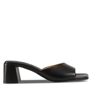 Elegant Black Women's Block Heel Mules